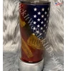 Onlineamericanstore We The People Tumbler,Custom American Flag Tumbler, Patriotic Tumbler, Military Tumbler, Constitution, Flag Tumbler, Distressed Flag, America, Casual Glasses