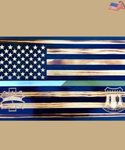 The American Store Concealment Flags Custom Handmade Shou Sugi Ban Style American Flags