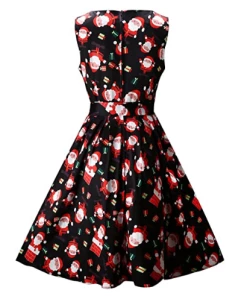 SYourself Store 2018 New Winter Christmas Dress For Women Elk Snowflake Autumn Long Sleeve 5XL Plus Size Lady Casual A-Line Mini Dress Vestidos