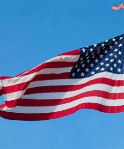 Onlineamericanstore 3 PCS Double Sided Printed American Polyester Grommets USA Flag