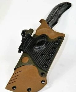 The American Store Schrade Knife - Kydex Sheath | Night Stalker | Firestarter And Button Light Military Clothing & Accessories