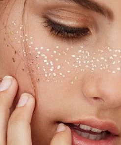 The American Store 1 Pack Face Temporary Tattoo Sticker Bling Bling Jewelry Face Eyes Stars Moon Freckle Beauty Makeup Sticker Halloween Temporary Tekashi69 Tattoos