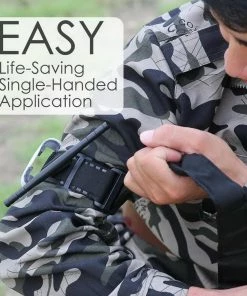 ANCHEER Good Store 1pc Tourniquet Survival Tactical Combat Application Red Tip Military Medical CAT Emergency Belt Aid For Outdoor Exploration Military Clothing & Accessories