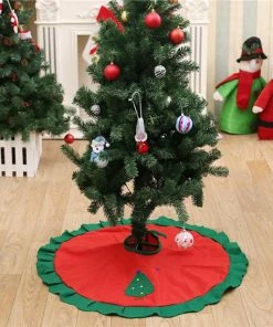 Petworld Store 1pc White Plush Christmas Tree Skirts Fur Carpet Merry Christmas Decoration For Home Natal Natal Tree Skirts New Year Decoration Christmas Decorations