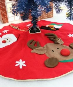 Petworld Store 1pc White Plush Christmas Tree Skirts Fur Carpet Merry Christmas Decoration For Home Natal Natal Tree Skirts New Year Decoration Christmas Decorations