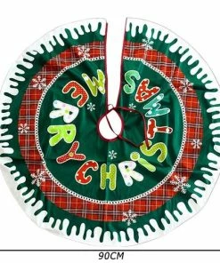 Petworld Store 1pc White Plush Christmas Tree Skirts Fur Carpet Merry Christmas Decoration For Home Natal Natal Tree Skirts New Year Decoration Christmas Decorations