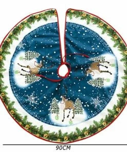 Petworld Store 1pc White Plush Christmas Tree Skirts Fur Carpet Merry Christmas Decoration For Home Natal Natal Tree Skirts New Year Decoration Christmas Decorations