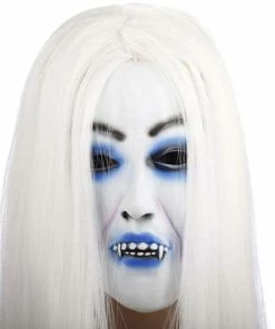 Online American Store 1Pc Horrible Creepy Toothy Ghost Mask Halloween Decoration Prop Latex Rubber Halloween Mask Masquerade Masks Men Women Halloween Costumes