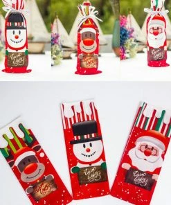 The American Store 1pcs AU Table Decor Dinner Party Red Wine Christmas Santa Tree Bottle Cover Bag Sets Bottle Decor For New Year Xmas Dinner Party 15 The American Store 1pcs AU Table Decor Dinner Party Red Wine Christmas Santa Tree Bottle Cover Bag Sets Bottle Decor For New Year Xmas Dinner Party