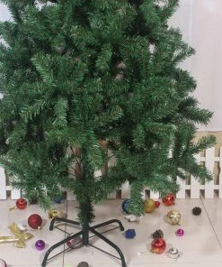 The American Store 2.1M Artificial Green Pine Christmas Tree Indoor Outdoor Home Garden Christmas Decoration 2019New Year Home Deror Christmas Tree Christmas Decorations