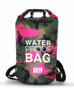 Ltour Store Military Clothing & Accessories 2/5/10/15L Outdoor Camouflage Waterproof Dry Bags Portable Rafting Diving Dry Bag Sack PVC Swimming Bags For River Trekking