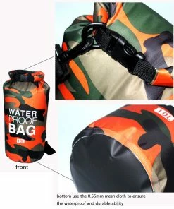 Ltour Store Military Clothing & Accessories 2/5/10/15L Outdoor Camouflage Waterproof Dry Bags Portable Rafting Diving Dry Bag Sack PVC Swimming Bags For River Trekking