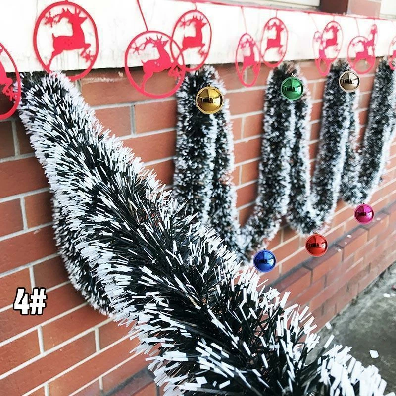 Lemo_House Store 2 M Christmas Decorations Ribbon Garland Christmas Tree Ornaments Christmas Tree Ornaments Party Supplies #11040 6 Lemo_House Store 2 M Christmas Decorations Ribbon Garland Christmas Tree Ornaments Christmas Tree Ornaments Party Supplies #11040