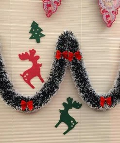 Lemo_House Store 2 M Christmas Decorations Ribbon Garland Christmas Tree Ornaments Christmas Tree Ornaments Party Supplies #11040 22 Lemo_House Store 2 M Christmas Decorations Ribbon Garland Christmas Tree Ornaments Christmas Tree Ornaments Party Supplies #11040