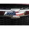 The American Store Accessories 2013 2014 2015 Chevy Malibu American Flag Grille And Trunk Lid Overlay Bowties U-Cut DIY Vinyl Kit Decal Lot Set Of 2