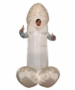 The American Store Halloween Costumes 2017 Adult Halloween Costume For Men Women Sexy Inflatable WILLY Penis Costume Costumes Dick Jumpsuit Funny Cosplay Dress