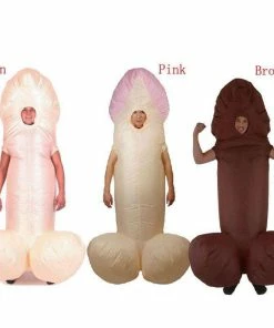 The American Store Halloween Costumes 2017 Adult Halloween Costume For Men Women Sexy Inflatable WILLY Penis Costume Costumes Dick Jumpsuit Funny Cosplay Dress