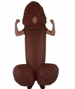 Funny Costume Store 2018 Adult Halloween Costume For Men Women Sexy Inflatable WILLY Penis Costume Costumes Dick Jumpsuit Funny Cosplay Dress Halloween Costumes