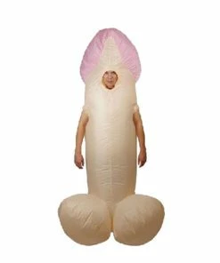 Funny Costume Store 2018 Adult Halloween Costume For Men Women Sexy Inflatable WILLY Penis Costume Costumes Dick Jumpsuit Funny Cosplay Dress Halloween Costumes