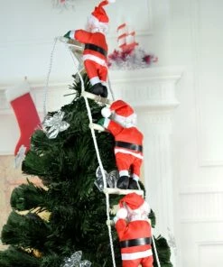 Welcome To My House Store Christmas Ornaments 2018 Christmas Christmas Pendant Ladder Christmas Santa Claus Doll Tree New Year Decorations Drop Ornaments