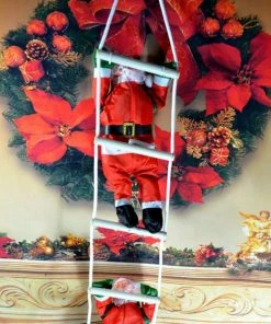 Welcome To My House Store Christmas Ornaments 2018 Christmas Christmas Pendant Ladder Christmas Santa Claus Doll Tree New Year Decorations Drop Ornaments