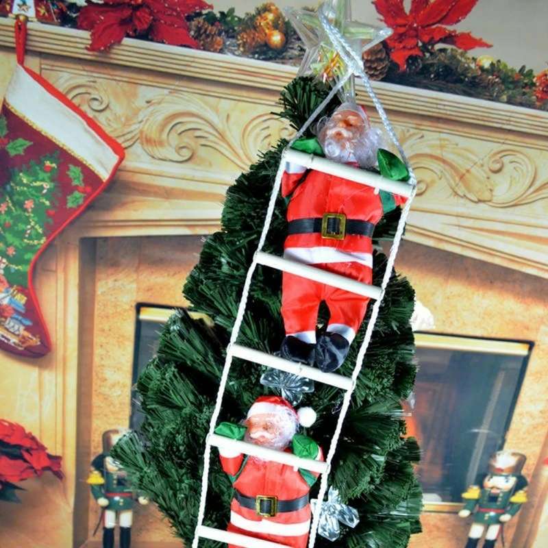 The American Store Christmas Decorations 2018 Christmas Christmas Pendant Ladder Christmas Santa Claus Doll Tree New Year Decorations Drop Ornaments 5 The American Store Christmas Decorations 2018 Christmas Christmas Pendant Ladder Christmas Santa Claus Doll Tree New Year Decorations Drop Ornaments