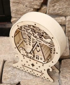 TinGrace's Garret House Store 2018 Christmas Decor Ornament LED Lights Deer Cart Luminous Wooden House Mall Window Decorations For Home Navidad Drop Shipping 11 TinGrace's Garret House Store 2018 Christmas Decor Ornament LED Lights Deer Cart Luminous Wooden House Mall Window Decorations For Home Navidad Drop Shipping