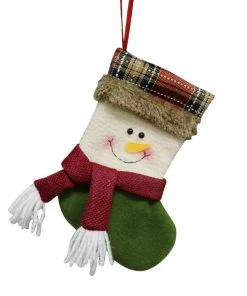 House Of Happiness Store 2018 Cute Sock Halloween Christmas Tree Hanging Pendant New Year Tree Pendants Christmas Gift Bag Party DIY Home Decorations