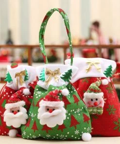 House Of Happiness Store 2018 Cute Sock Halloween Christmas Tree Hanging Pendant New Year Tree Pendants Christmas Gift Bag Party DIY Home Decorations