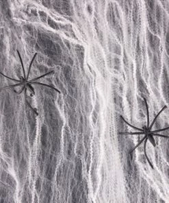 WOWCC Professional Dropshipping Store 2018 Halloween Scary Party Scene Props White Stretchy Cobweb Spider Web Horror Halloween Decoration For Bar Haunted House Halloween Prop