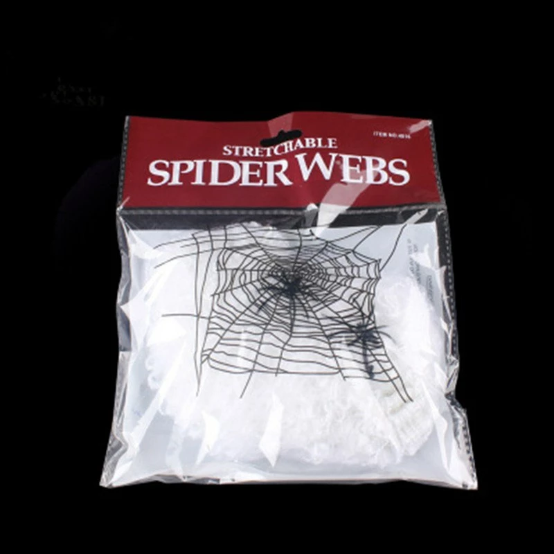 WOWCC Professional Dropshipping Store 2018 Halloween Scary Party Scene Props White Stretchy Cobweb Spider Web Horror Halloween Decoration For Bar Haunted House Halloween Prop 4 WOWCC Professional Dropshipping Store 2018 Halloween Scary Party Scene Props White Stretchy Cobweb Spider Web Horror Halloween Decoration For Bar Haunted House Halloween Prop