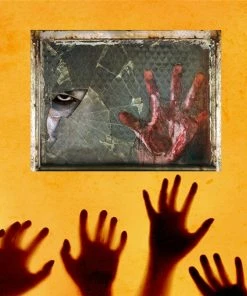 The American Store 2018 Halloween Decoration Happy Halloween Household Room Wall Mural Decor Decal Removable Terror 3d Wall @40 Halloween Gift Collection