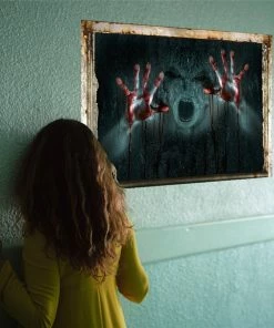 The American Store 2018 Halloween Decoration Happy Halloween Household Room Wall Mural Decor Decal Removable Terror 3d Wall @40 Halloween Gift Collection