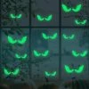 Lightake House & Garden Store 2018 Hot Sale 18Pcs/set Glowing In The Dark Eyes Wall Glass Sticker Halloween Decoration Decals Luminous Home Ornaments- Green Halloween Decorations