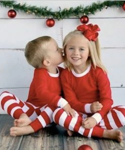 Upviup 2018 Kids Pijama Boys Pijamas Pyjama Baby Boy Christmas Pajamas Pyjamas Kids Toddle Homewear Sets Sleepwear Christmas Kids Clothing