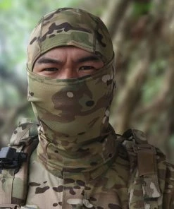 WOLF ENEMY PUBG Gear Store 2018 Multicam Tropic Quick-dry Nijia Balaclava/ MTP Full Face Soft Skullies & Beanies Hunting Caps