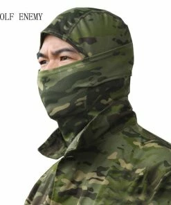 WOLF ENEMY PUBG Gear Store 2018 Multicam Tropic Quick-dry Nijia Balaclava/ MTP Full Face Soft Skullies & Beanies Hunting Caps