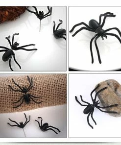 Online American Store 2018 New Halloween Decoration 1Piece 3D Creepy Black Spider Ear Stud Earrings For Haloween Party DIY Decoration Home Decor Halloween Prop