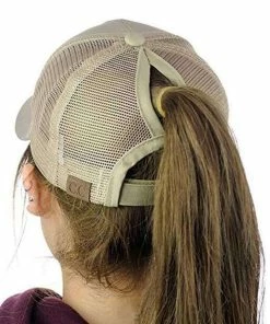 Onlineamericanstore 2018 Glitter CC Paardenstaart Baseball Cap Rommelige Knot Zomer Mesh Caps Voor Vrouwen Pailletten Shine Snapback Hoeden Hiphop Trucker Dad Hoed Accessories