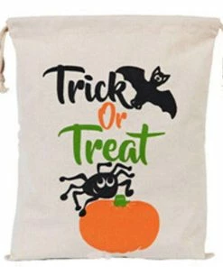 Josephu Store 2018 NEW Halloween Printing Spider Pumpkin Canvas Bags Beam Port Drawstring Sack Candy Gift Bags Treat Or Trick Party Decoration 23 Josephu Store 2018 NEW Halloween Printing Spider Pumpkin Canvas Bags Beam Port Drawstring Sack Candy Gift Bags Treat Or Trick Party Decoration