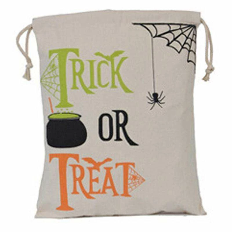 Josephu Store 2018 NEW Halloween Printing Spider Pumpkin Canvas Bags Beam Port Drawstring Sack Candy Gift Bags Treat Or Trick Party Decoration 10 Josephu Store 2018 NEW Halloween Printing Spider Pumpkin Canvas Bags Beam Port Drawstring Sack Candy Gift Bags Treat Or Trick Party Decoration