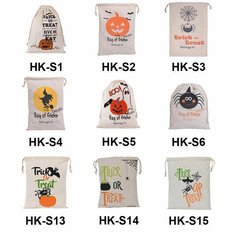 Josephu Store 2018 NEW Halloween Printing Spider Pumpkin Canvas Bags Beam Port Drawstring Sack Candy Gift Bags Treat Or Trick Party Decoration 17 Josephu Store 2018 NEW Halloween Printing Spider Pumpkin Canvas Bags Beam Port Drawstring Sack Candy Gift Bags Treat Or Trick Party Decoration