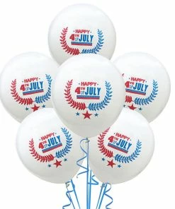 Online American Store 2019 American National Independence Day 4th Of July Red And Blue Print Balloons 10 Pcs Party Favors Supplies Decoration