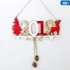 The American Store 2019 Christmas New Year Door Decoration Hanging Pendant Christmas Ornaments Wooden Hanging Elk Christmas Tree Pendant New Year Collection
