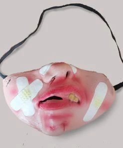 We-life House Store 2019 Funny Adult Party Mask Latex Clown Cosplay Half Face Horrible Scary Masks Masquerade Halloween Party Decor Halloween