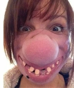 We-life House Store 2019 Funny Adult Party Mask Latex Clown Cosplay Half Face Horrible Scary Masks Masquerade Halloween Party Decor Halloween