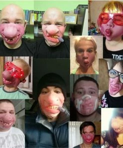 We-life House Store 2019 Funny Adult Party Mask Latex Clown Cosplay Half Face Horrible Scary Masks Masquerade Halloween Party Decor Halloween