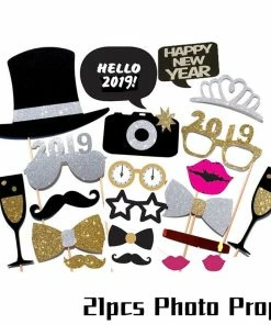Joy-enlife Fun Party Store New Year Collection 2019 Happy New Year Decoration Funny Photo Booth Props Gold Black Banner Garland Cake Toppers Christmas Navidad Party Supplies 54 Joy-enlife Fun Party Store New Year Collection 2019 Happy New Year Decoration Funny Photo Booth Props Gold Black Banner Garland Cake Toppers Christmas Navidad Party Supplies