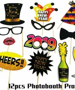 Joy-enlife Fun Party Store New Year Collection 2019 Happy New Year Decoration Funny Photo Booth Props Gold Black Banner Garland Cake Toppers Christmas Navidad Party Supplies 51 Joy-enlife Fun Party Store New Year Collection 2019 Happy New Year Decoration Funny Photo Booth Props Gold Black Banner Garland Cake Toppers Christmas Navidad Party Supplies