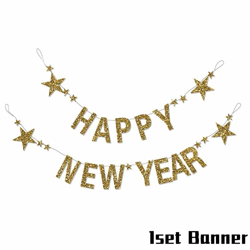 Joy-enlife Fun Party Store New Year Collection 2019 Happy New Year Decoration Funny Photo Booth Props Gold Black Banner Garland Cake Toppers Christmas Navidad Party Supplies 7 Joy-enlife Fun Party Store New Year Collection 2019 Happy New Year Decoration Funny Photo Booth Props Gold Black Banner Garland Cake Toppers Christmas Navidad Party Supplies